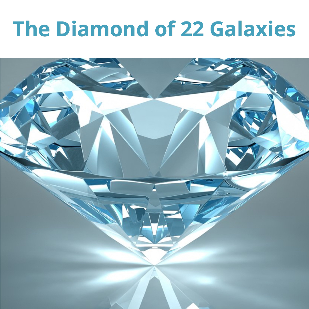 THE DIAMOND OF 22 GALAXIES